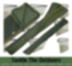 The NGT FLA-STINKBAG-42-STD stink bag. Front view showing a net inside the bag