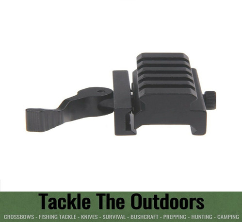 Rifle 5 Slot Picatinny Weaver Rail Riser Mount Handguard Rail Quick ...