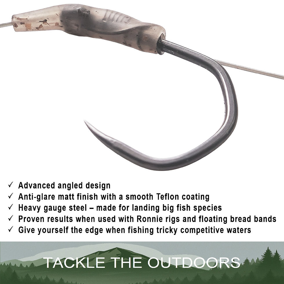 Thumbnail: Katana Claw X Wide Gape Carp Hooks Barbless Beaked Point Teflon PTFE Finish