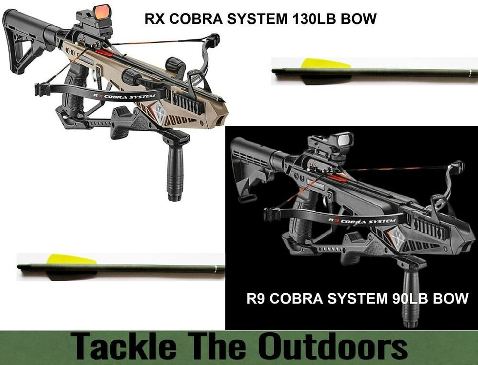 Thumbnail: 7.5" Wasp Carbon Crossbow Bolts > EK Cobra System R9 RX Self Cocking Xbow 24pcs