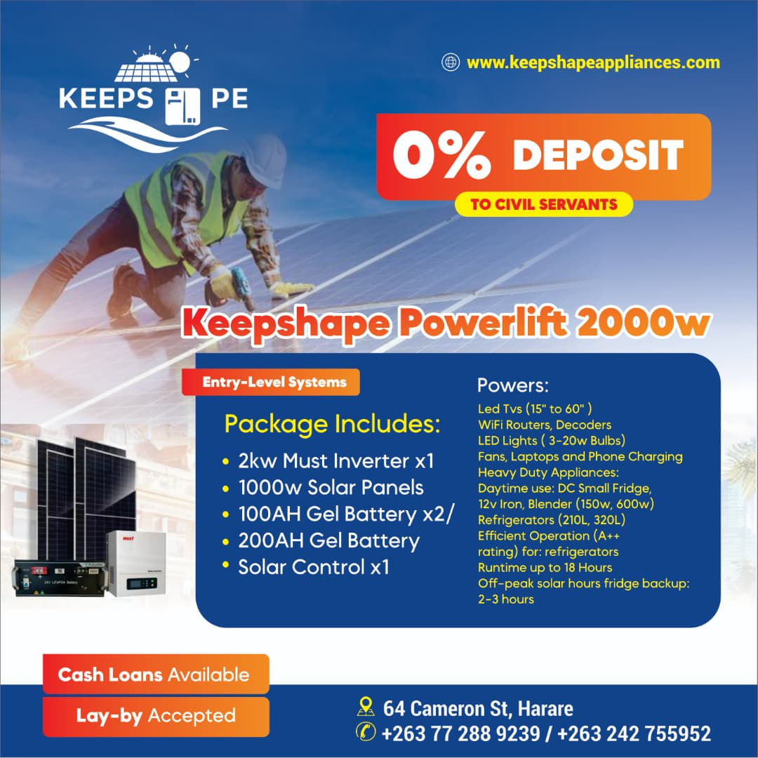 Keepshape Power Lift 2000w - Solar System (2KW ITF INV) Package