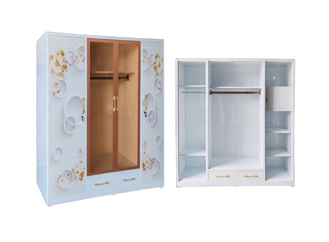 FOUR DOORS WARDROBE WITH INSIDE LIGHTS