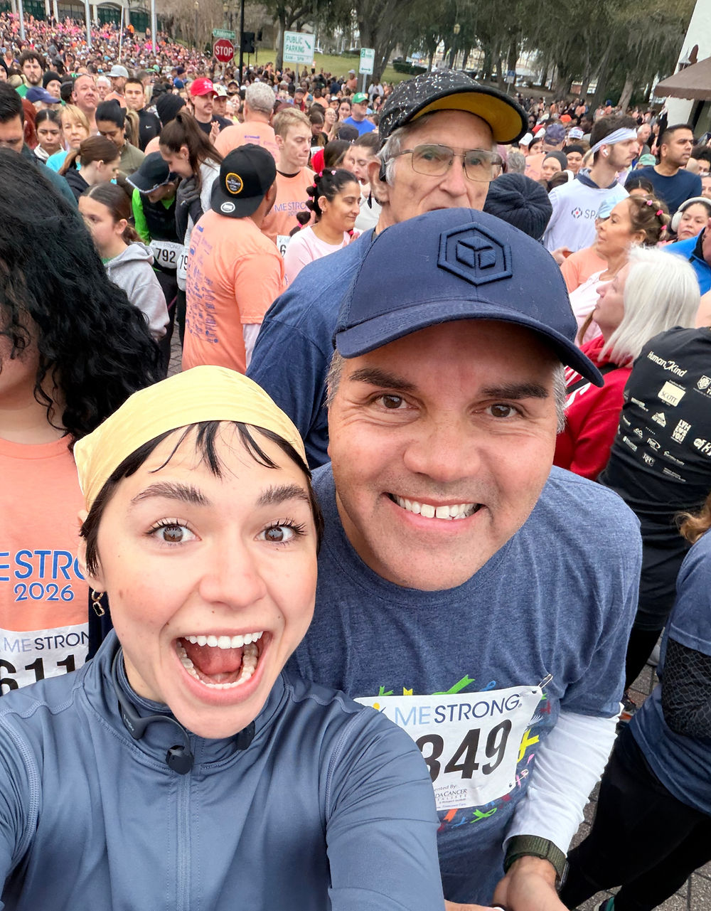 Dave Ballesteros and Paloma Solis participating in 2026 MeStrong 5K Race to support charities and those in need
