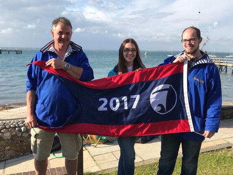 8. Caronia crew 2017 (with the National Historic Ships Pennant).JPG