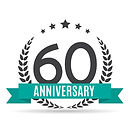 創業60周年のロゴ