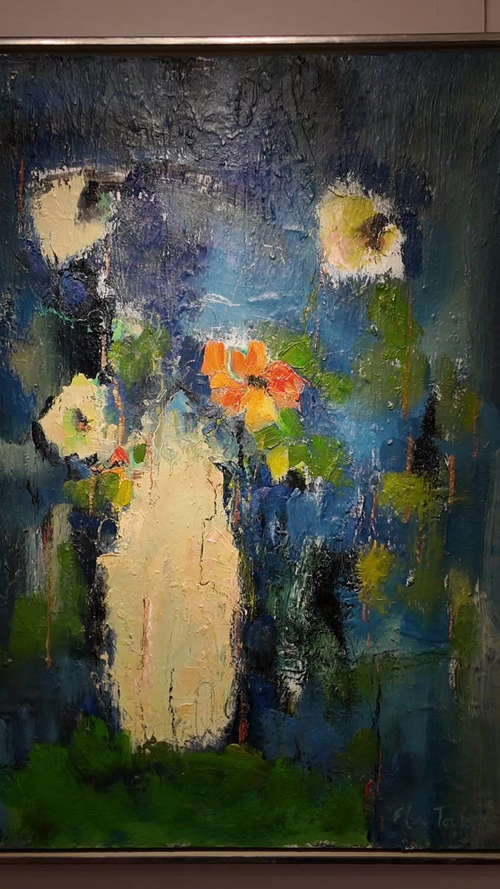 Thumbnail: Geum & Three Daisies by Elsa Taylor