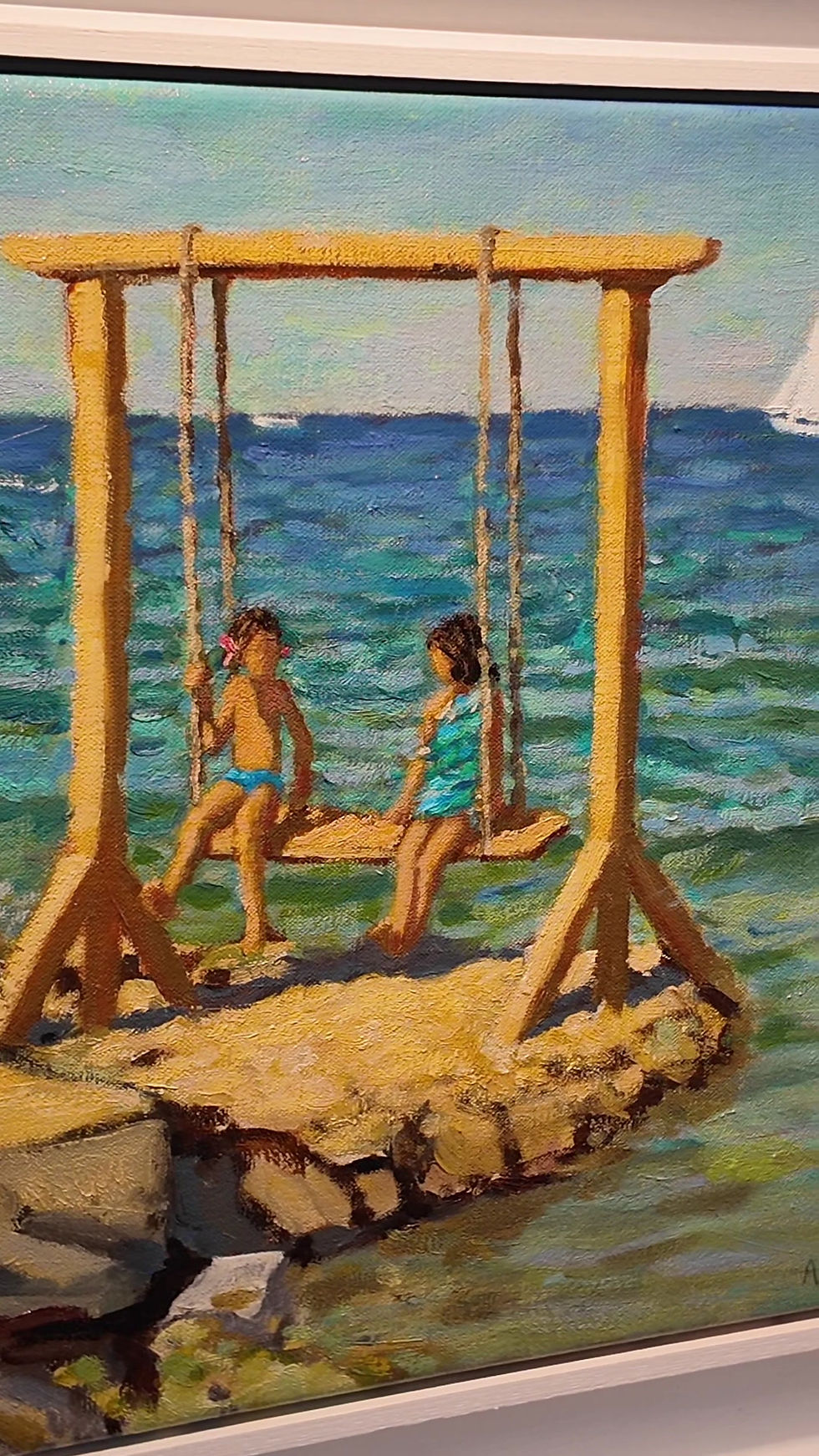 Thumbnail: The Swing, Funtana, Vrsar, Croatia by Andrew Macara RBA NEAC