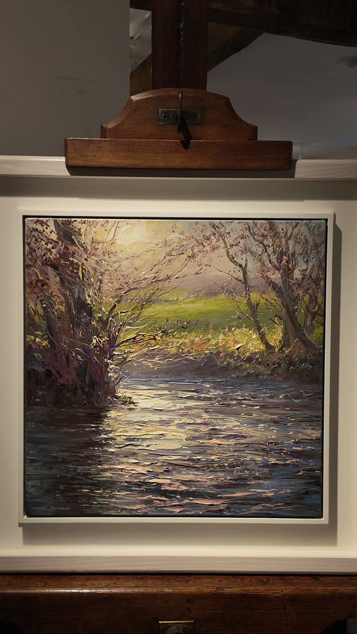 Thumbnail: Winter Sun, River Ecclesbourne by Mark Preston