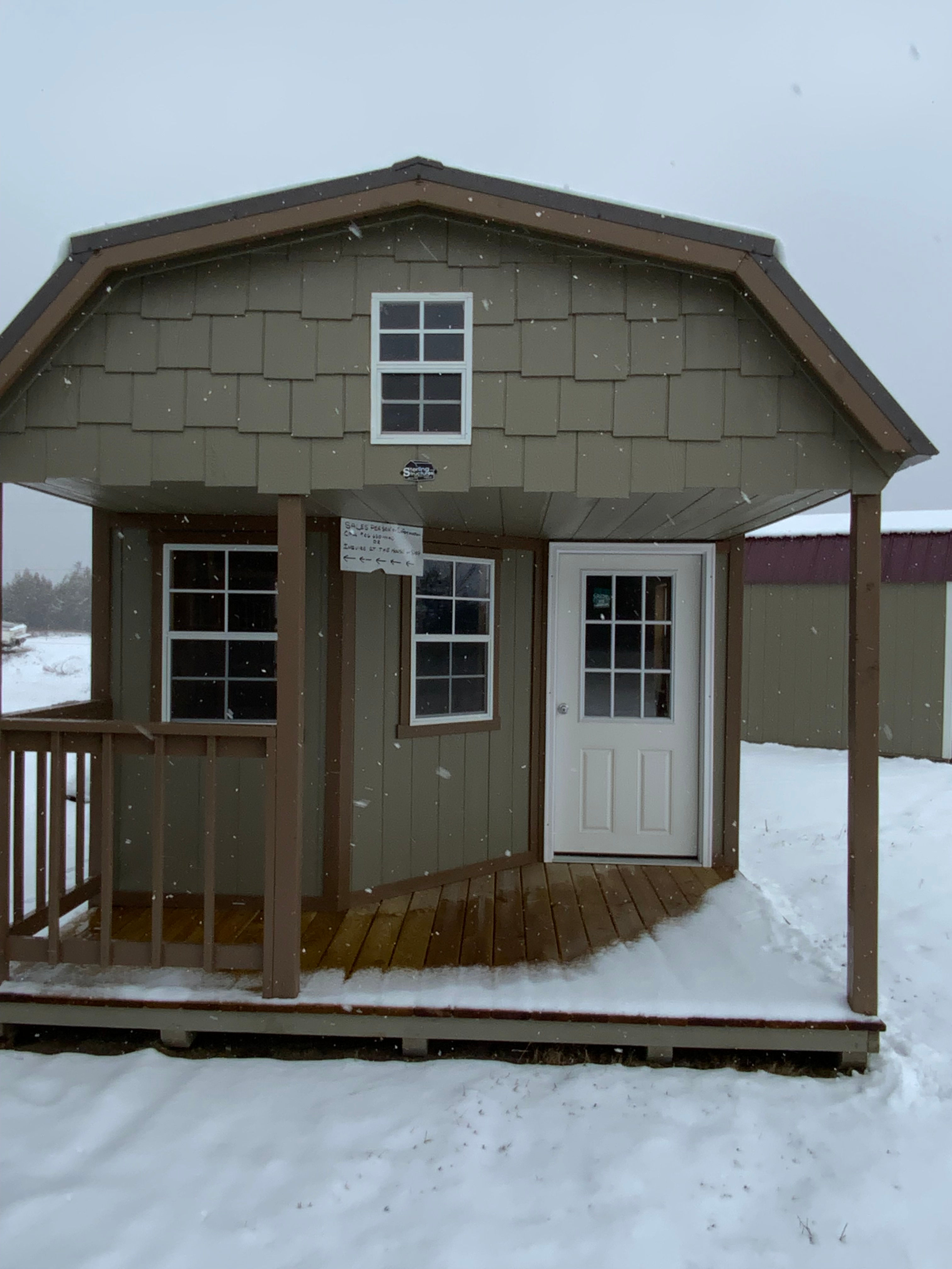 Camp Fire Cabin 12x28 #23029