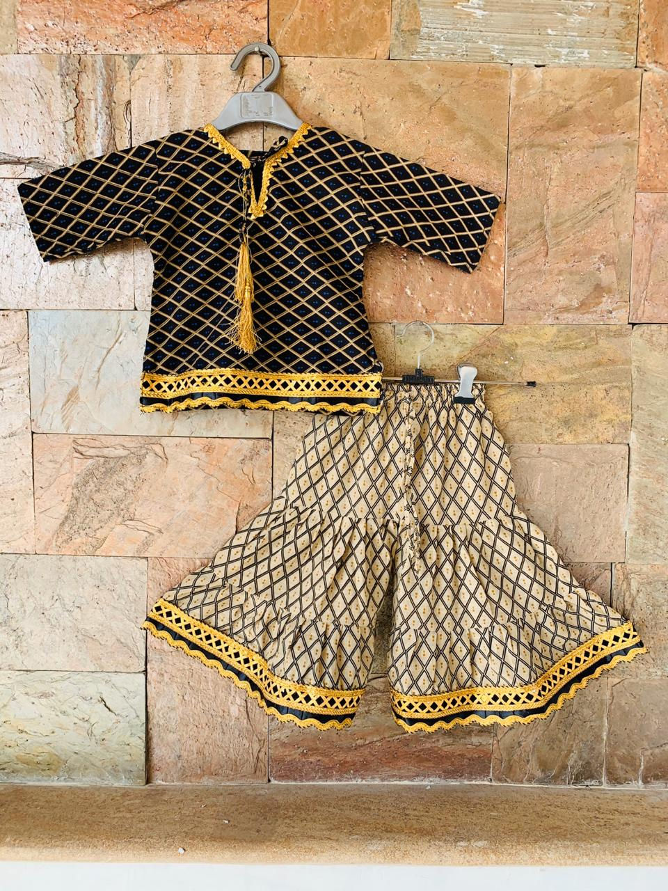 Girl's Ethnic Sharara patterns