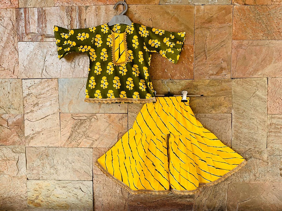 Girl's Ethnic wear Sharara patterns