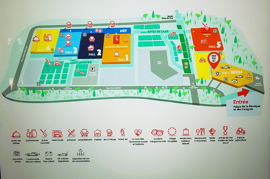 Plan général Foire Européenne 2022