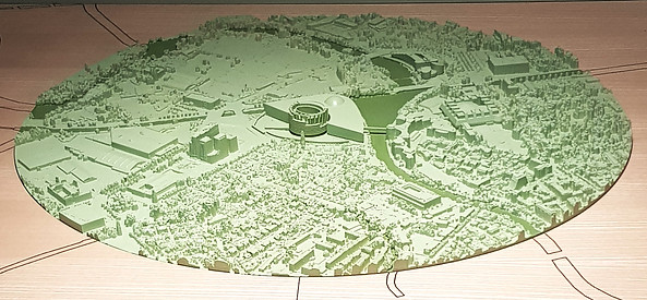5ème LIEU - maquette du quartier européen