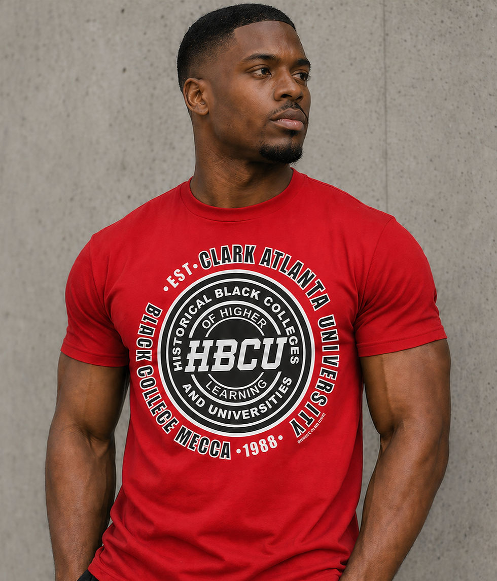 Thumbnail: CLARK ATLANTA "BLACK COLLEGE MECCA 02" S/S TEE