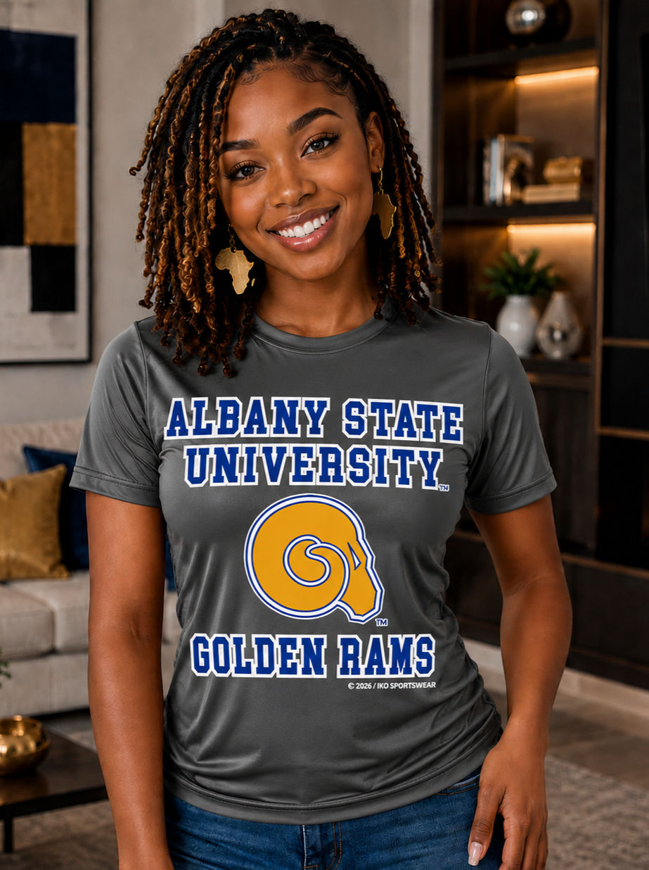 Thumbnail: ALBANY STATE "GOLDEN  RAMS" DRI-FIT S/S TEE