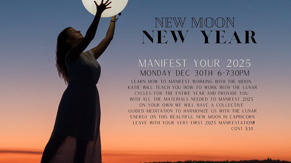 New Moon New Year - Manifesting Your 2025