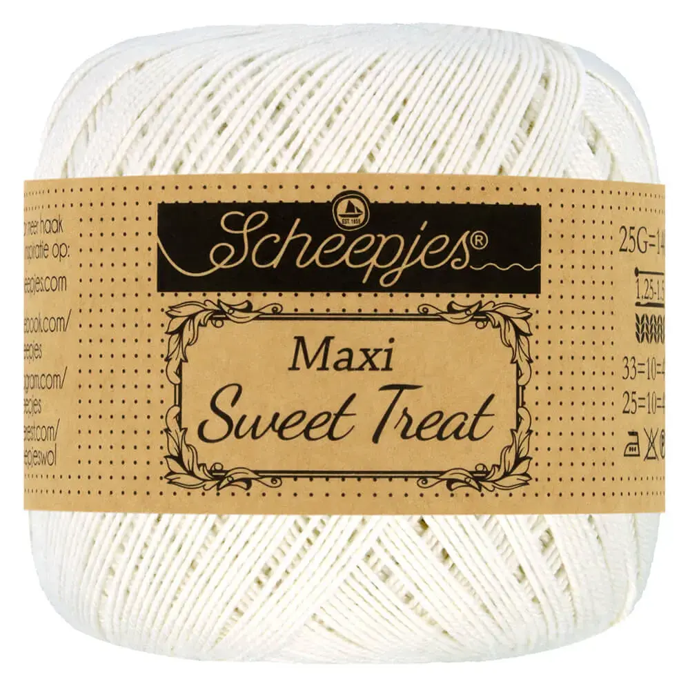 SCHEEPJES MAXI SWEET TREAT 25G - 105 BRIDAL WHITE