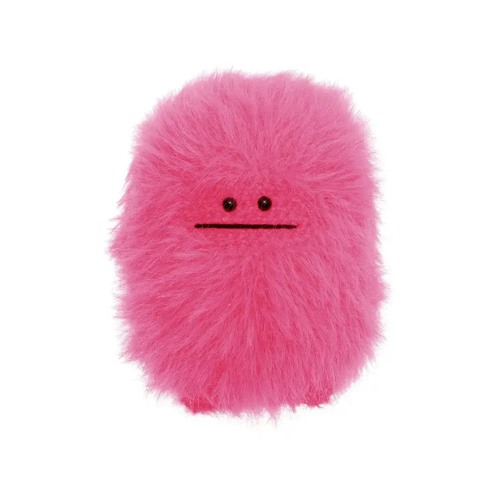 Ricorumi Furry Furry 25g – 014 Rose fluo – Fil effet fourrure pour amigurumi, exemple de réalisation