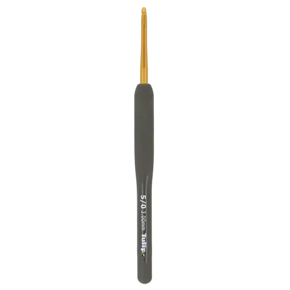 Tulip Etimo crochet hook soft grip black 3.00mm