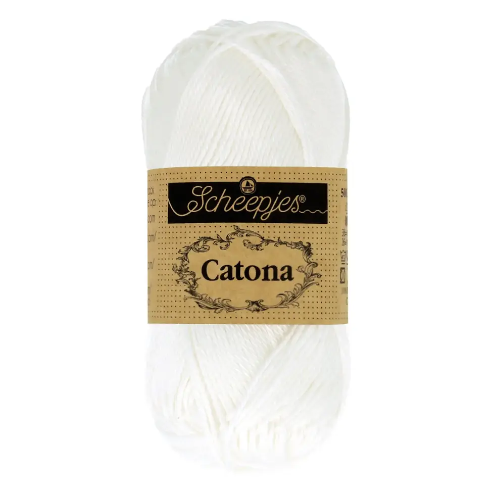SCHEEPJES CATONA 50G - 106 SNOW WHITE