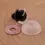 Miniature : Yeux de sécurité noirs et roses pâle pailletés, 1 paire taille 16mm, ensemble des éléments