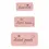 Miniature : OPRY étiquette Hand made - rose