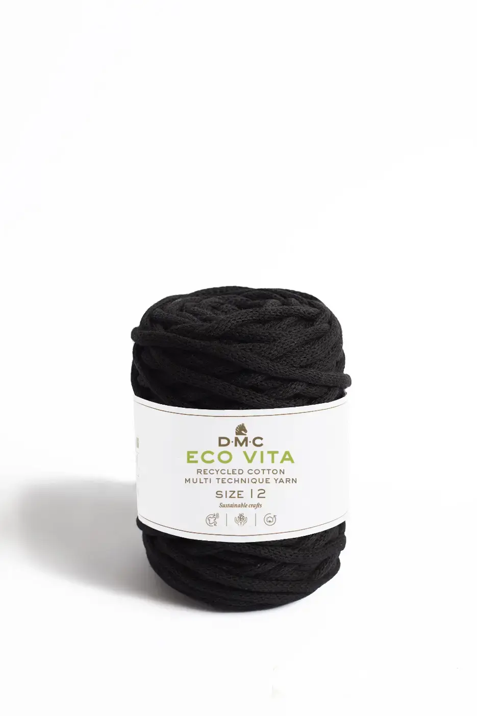 DMC Eco Vita 12 - noir 384.002