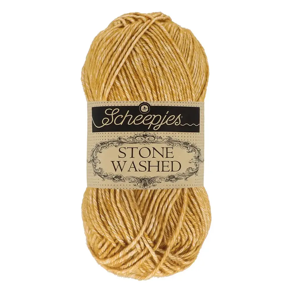 SCHEEPJES STONE WASHED 50G - 809 YELLOW JASPER