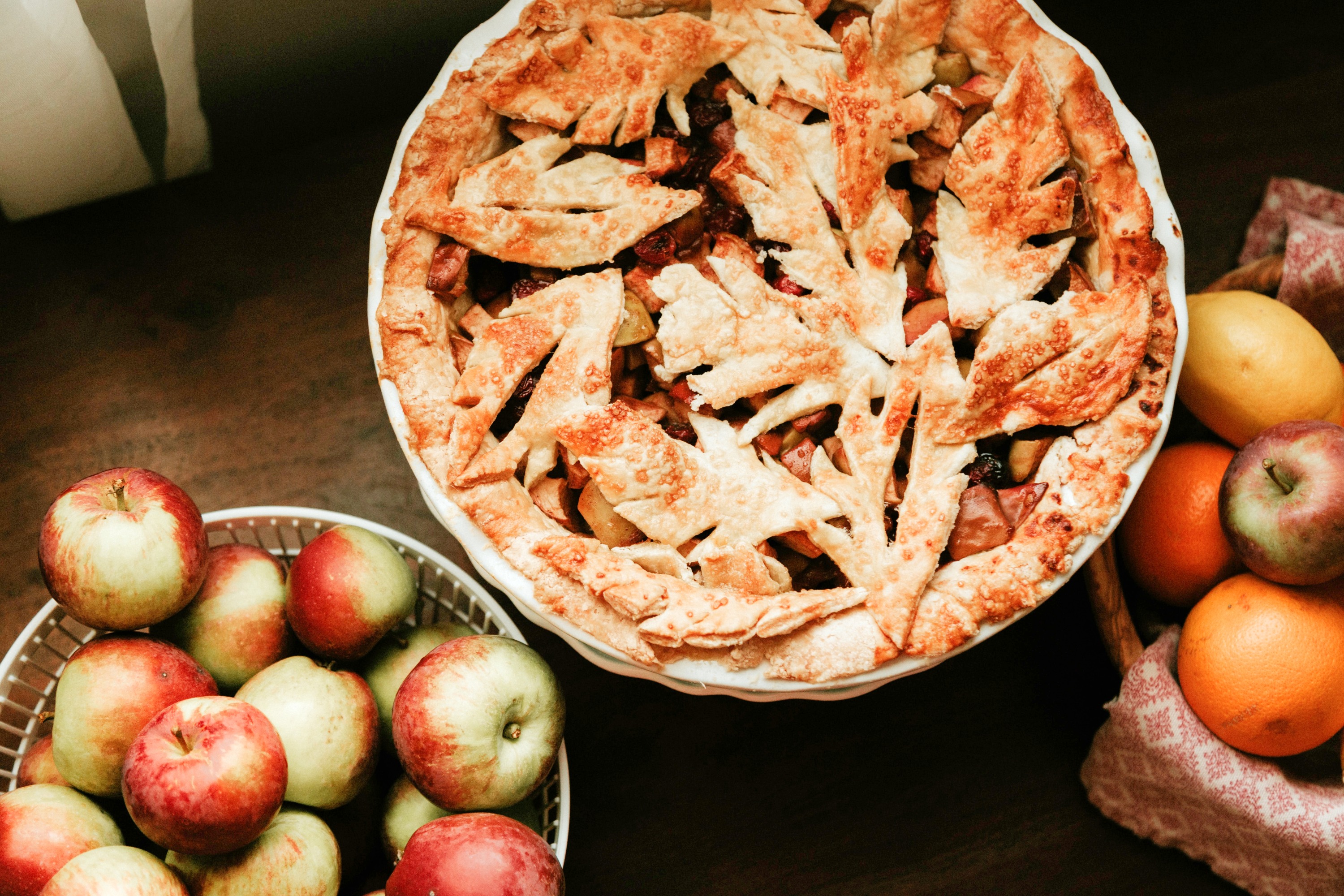 Arranged Food and Objects