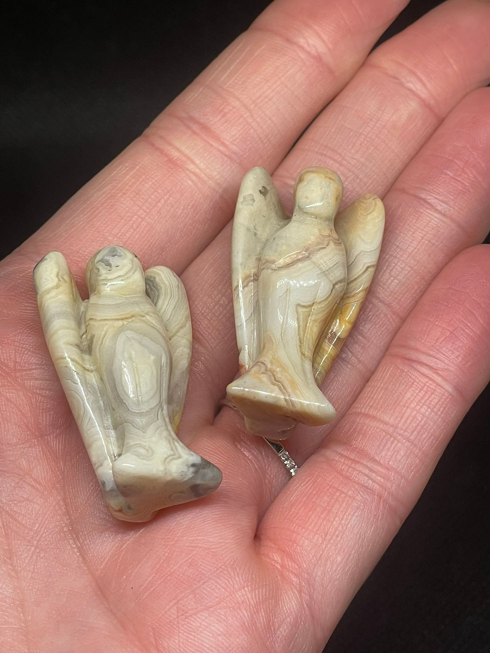 Thumbnail: Bambi Leaf Agate Angel