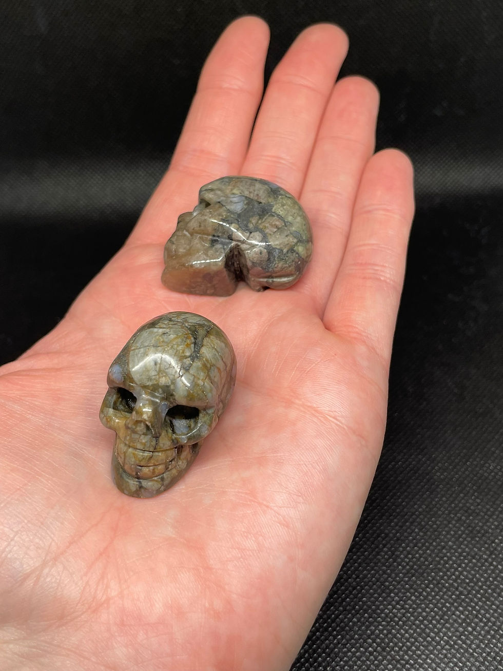 Ocean Jasper Skull