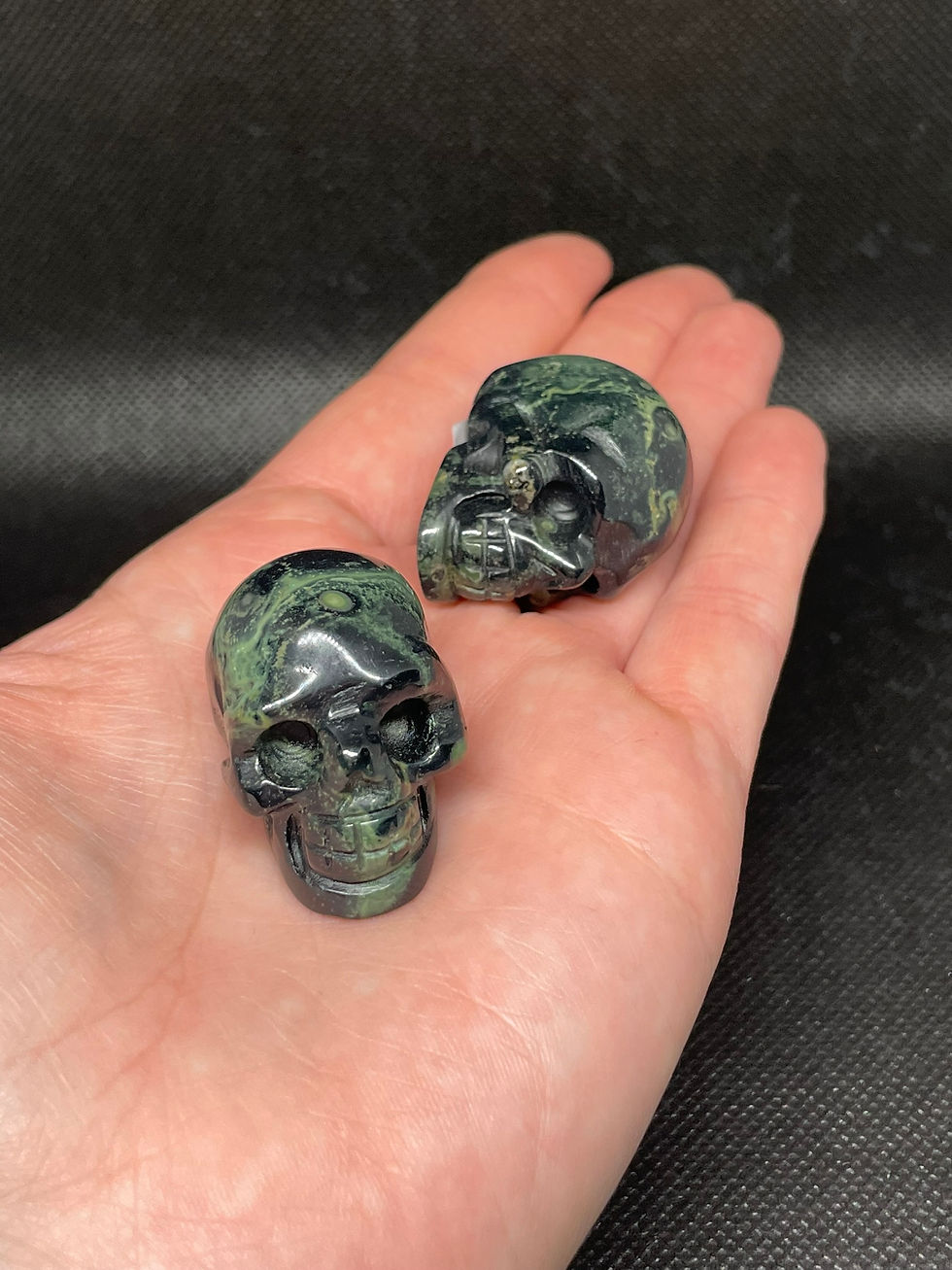 Kambaba Jasper Skull
