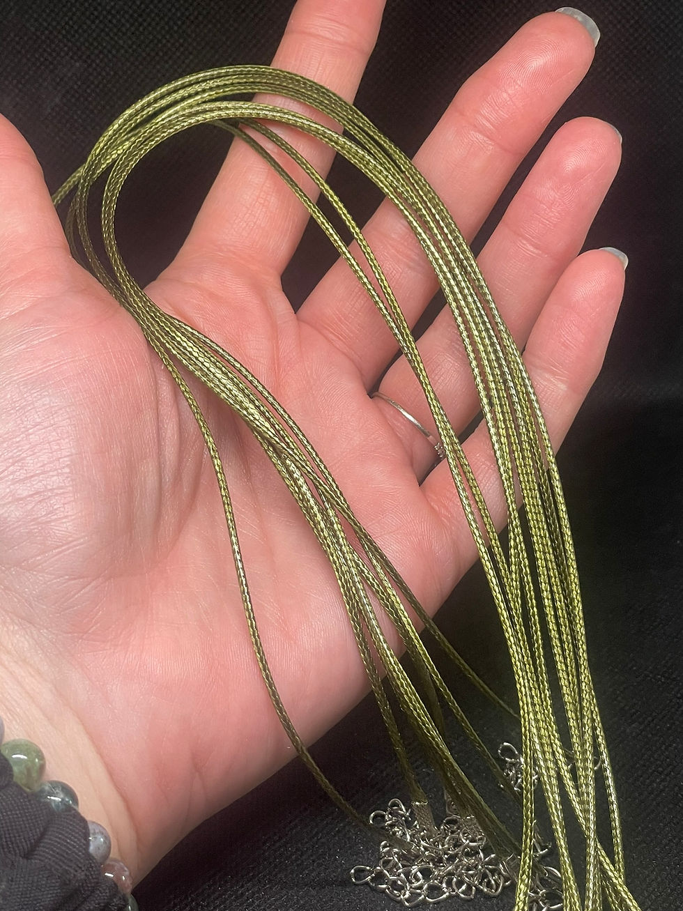 Thumbnail: Blue Goldstone Pendant and Chain