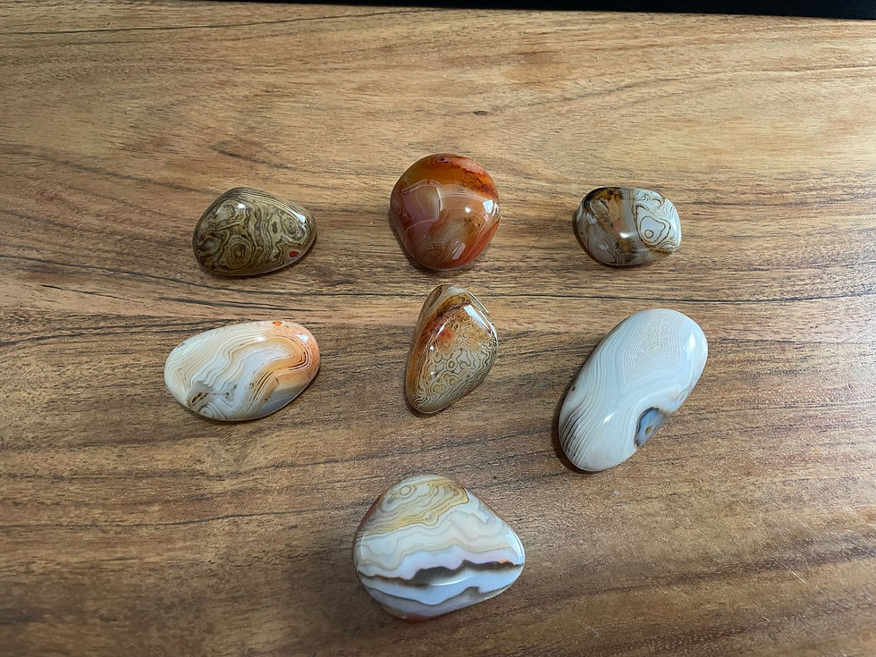 Sardonyx Palm Stone
