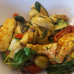 Halloumi & Courgette Stir Fry