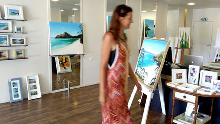 Sneak peek of current exhibition-