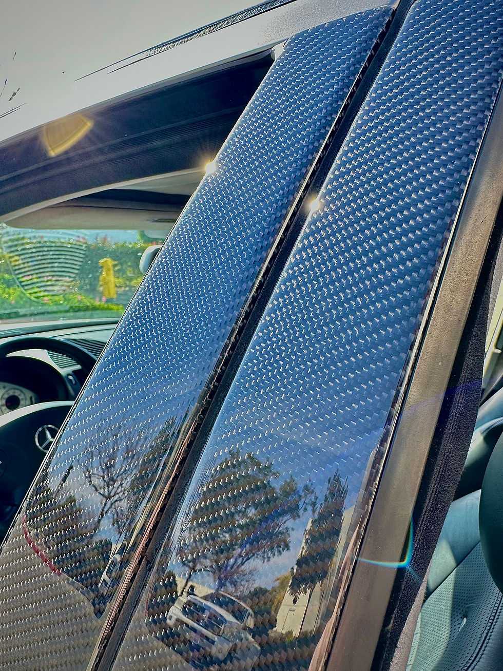 Thumbnail: W211 CARBON FIBER B PILLARS