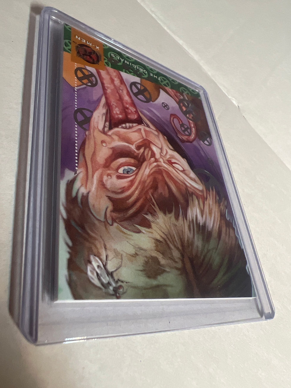 Thumbnail: 2018 Fleer Ultra X-Men O8 The Originals  Toad SILVER FOIL card 