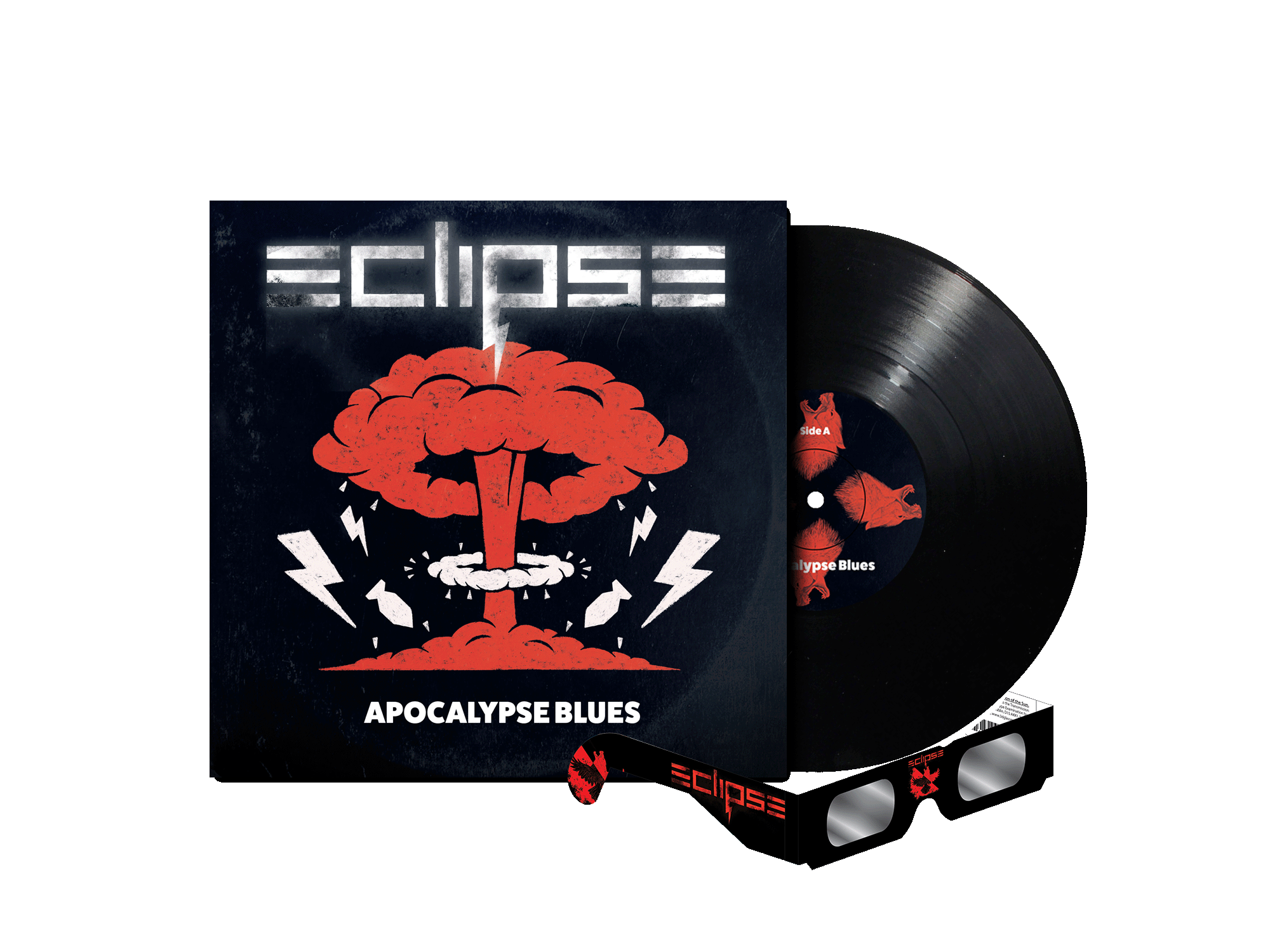 Apocalypse Blues - 7" Vinyl Single + Eclipse Solar Glasses