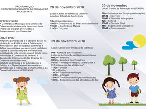 XI Conferência Municipal dos Direitos da Criança e do Adolescente