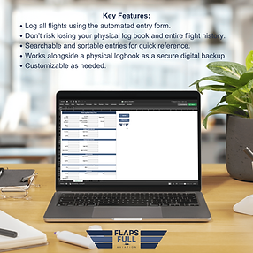 Excel Logbook - Flaps Full