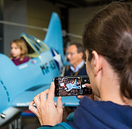 Simulateur de vol pour enfants