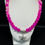 Miniature : Création Collier Rose CoeurArgentée
