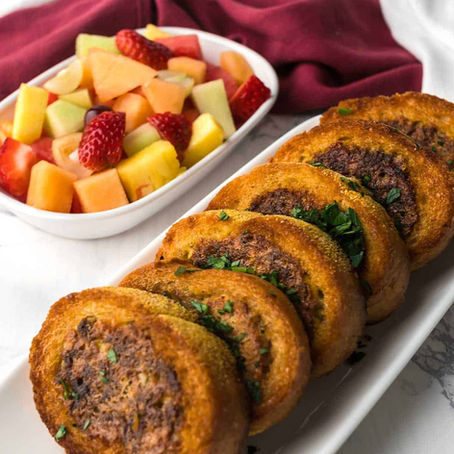 Crispy Stuffed Sausage and Cheese Toast
