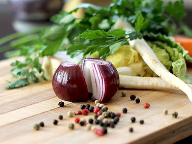 Fresh ingredients being prepared for nutritious toddler meal by qualified chef, ensuring healthy eating