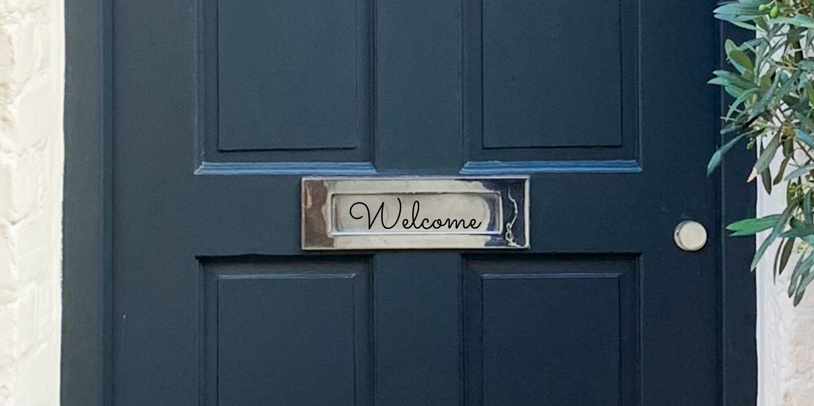 Welcome Door / Letterbox Sign
