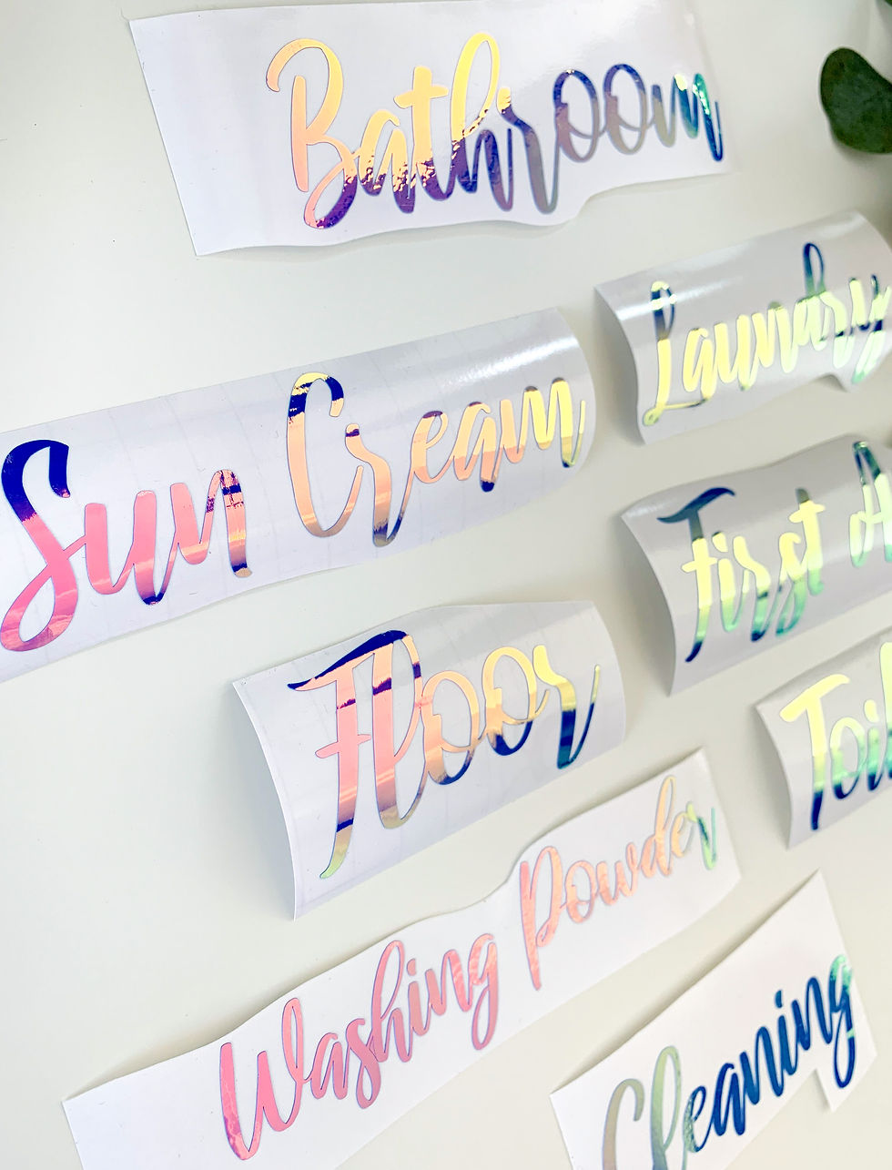 Thumbnail: Custom Home Utility Cupboard Organising Labels