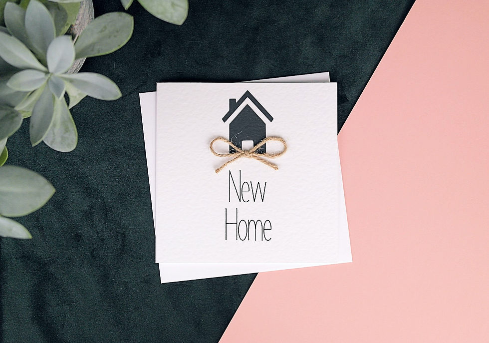 Thumbnail: New Home Twine Bow Card