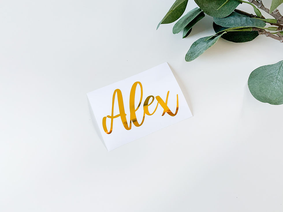 Thumbnail: Custom Water Bottle Name Sticker Labels Fancy Font