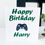 Thumbnail: Happy Birthday Custom Name Card